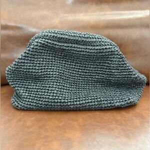 COS Black Textured Knit Pouch